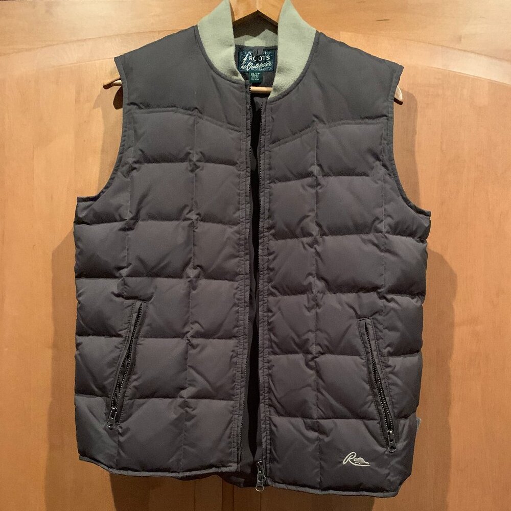 Roots quilted vest